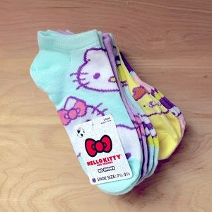 COPY - Hello Kitty & Friends Kids No Show Socks (5 pairs)